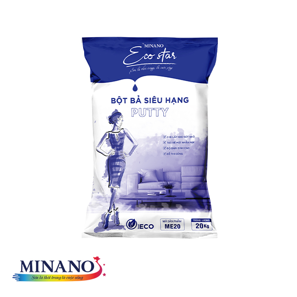 ECO NANO - Bột bả siêu hạng PUTTY