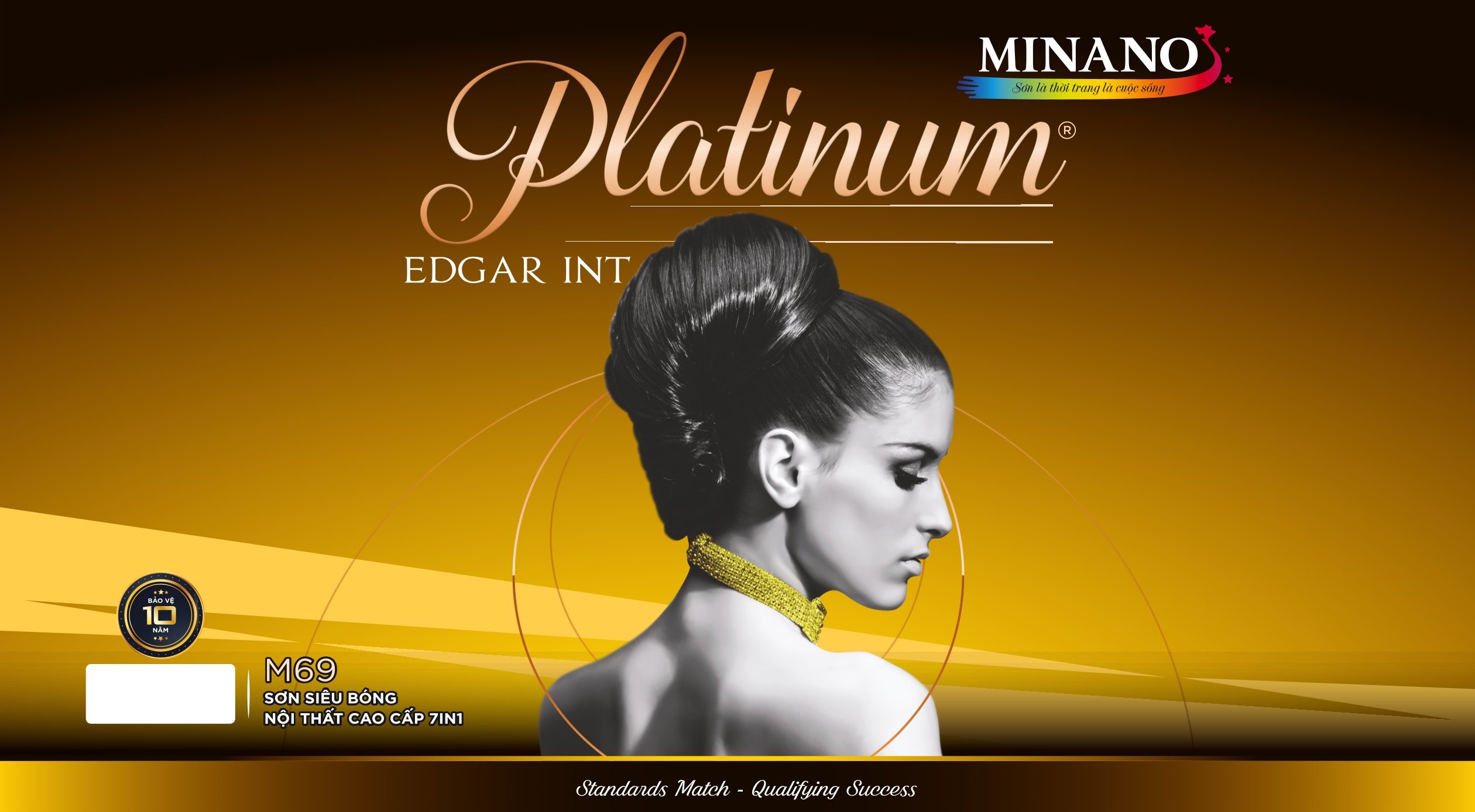 EDGAR INT - Sơn siêu bóng nội thất cao cấp 7 in 1