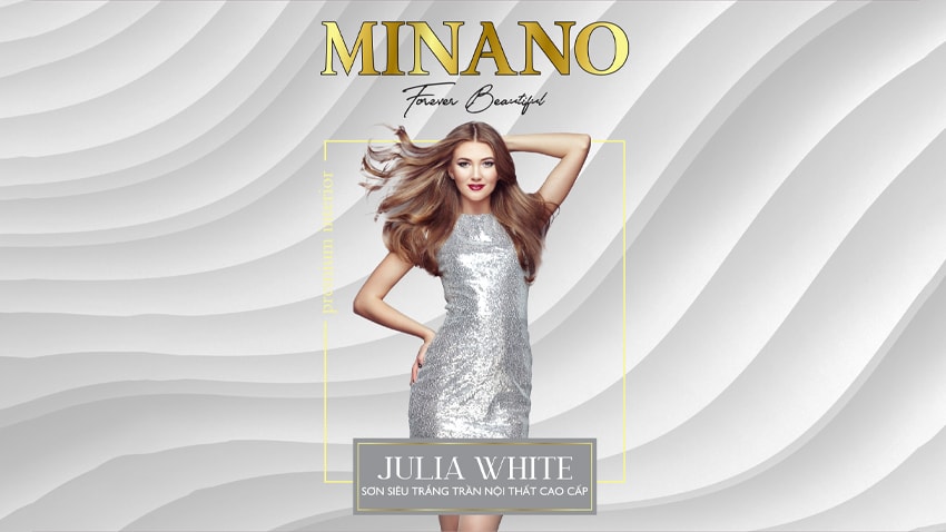 Julia White - Sơn siêu trắng trần nội thất cao cấp
