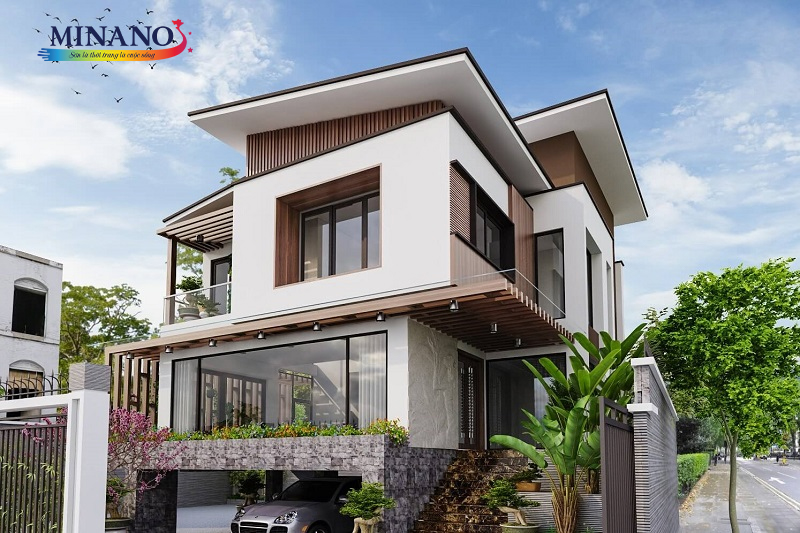 Màu sơn tường nhà đẹp tạo cảm giác ấm áp cho ngôi nhà hướng Bắc