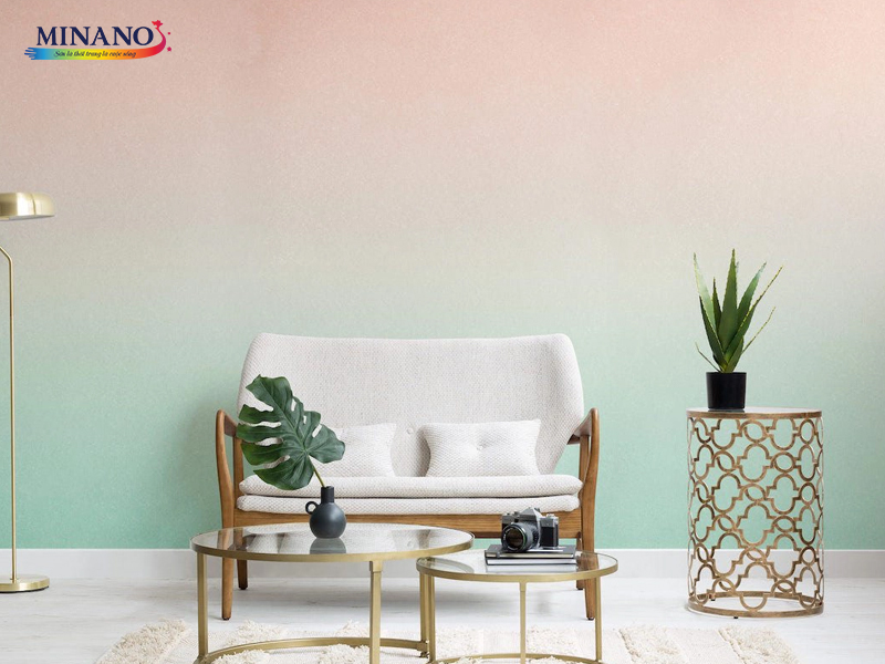 Sơn trần nhà điểm nhấn theo phong cách Ombre