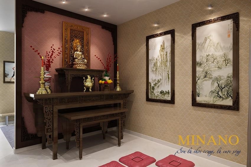Phòng thờ hợp với chủ nhà mệnh hỏa