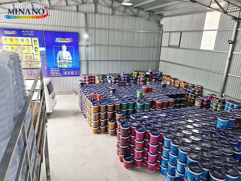 Sơn sẽ được đóng gói theo mẫu mã của nhà sản xuất