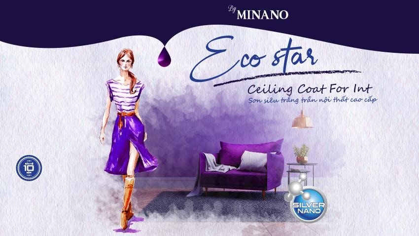 Ceiling Coat For Int - Sơn siêu trắng trần nội thất cao cấp