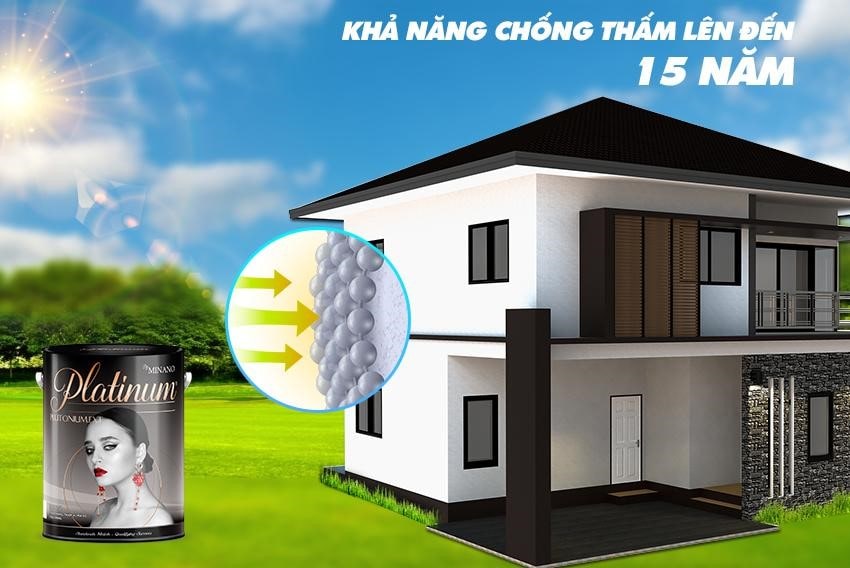Lưu ý khi sử dụng Hướng dẫn swr dụng sơn chống thấm xi măng siêu hạng Hệ thống đề nghị cho sơn PLUTONIUM.EXT sơn chống thấm lên đến 15 năm