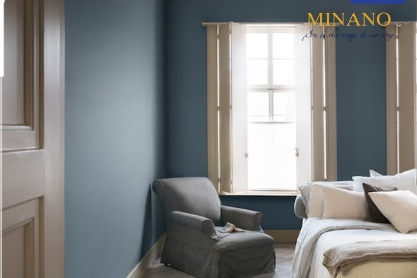 Sơn nhà màu xám ghi mẫu 1