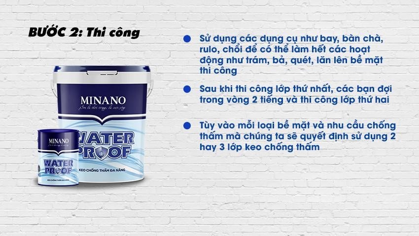 Thi công keo chống thấm