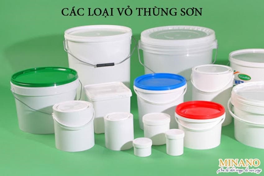 Các loại vỏ thùng sơn