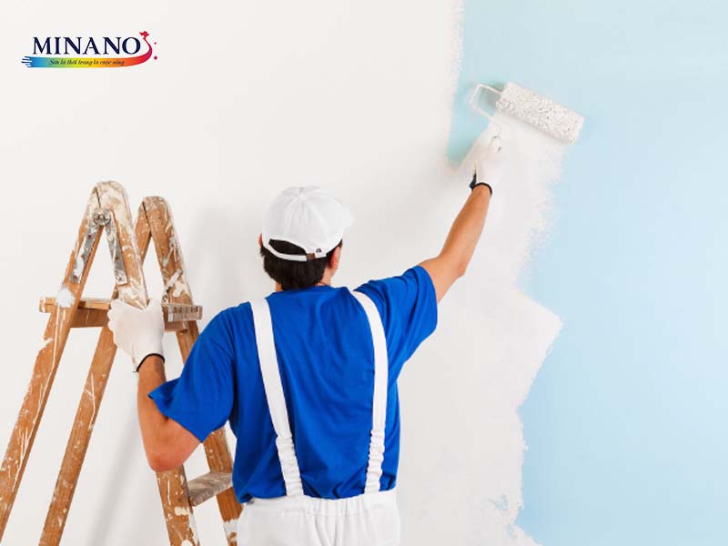 Thông thường tiêu chuẩn để sơn tường khuyến nghị mặt tường nên đảm bảo đô ẩm thích hợp