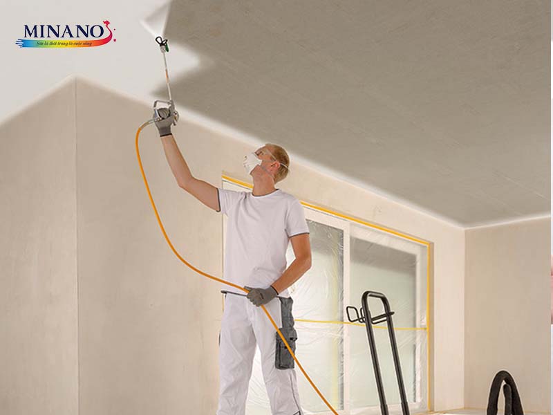 Một số khi sử dụng máy phun sơn cầm tay
