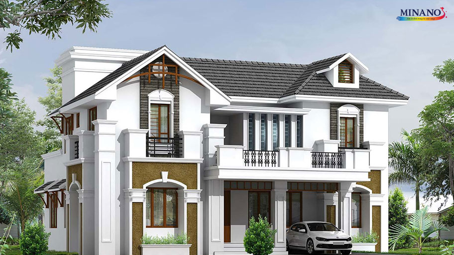 Tư vấn phối màu sơn biệt thự phong thủy