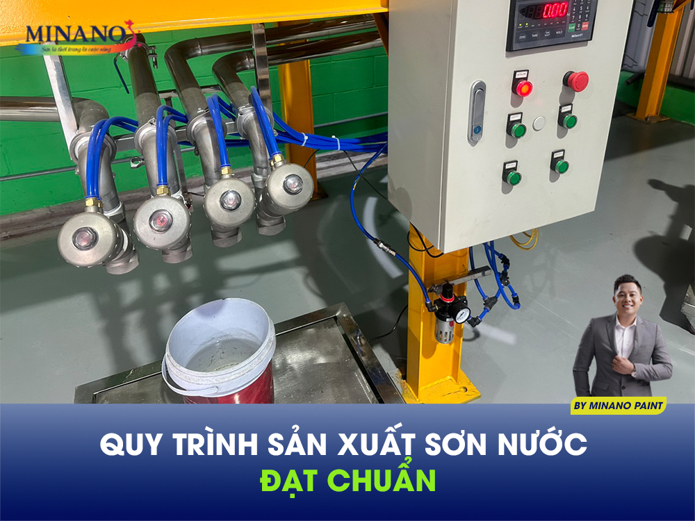 quy trình sản xuất sơn nước