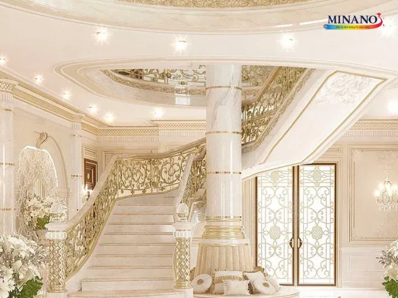 Sơn giả đá cẩm thạch thường được sử dụng ở đâu?