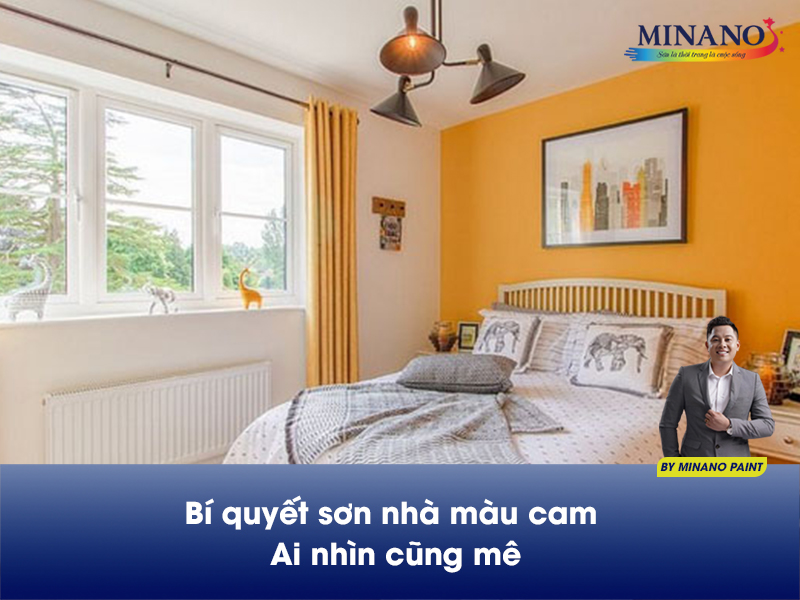 Sơn nhà màu cam