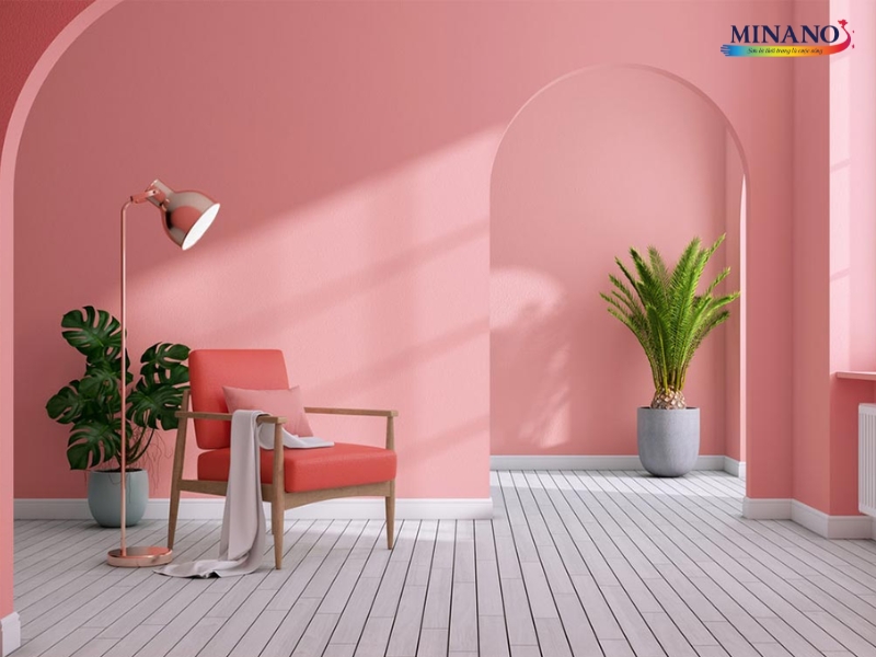 Chỉ cần được phối đúng cách, màu hồng cánh sen cũng sẽ mang lại không gian rất độc đáo