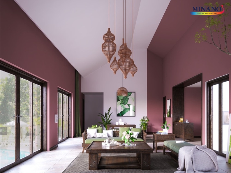 Màu hồng đất đang dần trở thành xu hướng mới