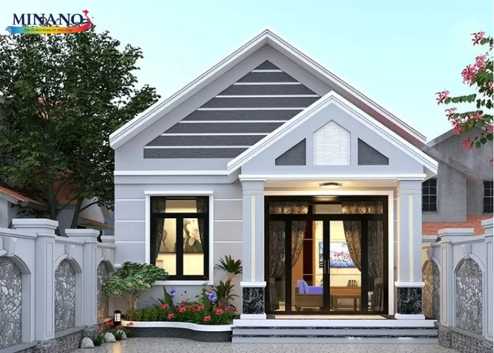 Gợi ý màu sơn nhà cấp 4 đẹp mẫu 01