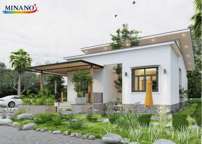 Gợi ý màu sơn nhà cấp 4 đẹp mẫu 08