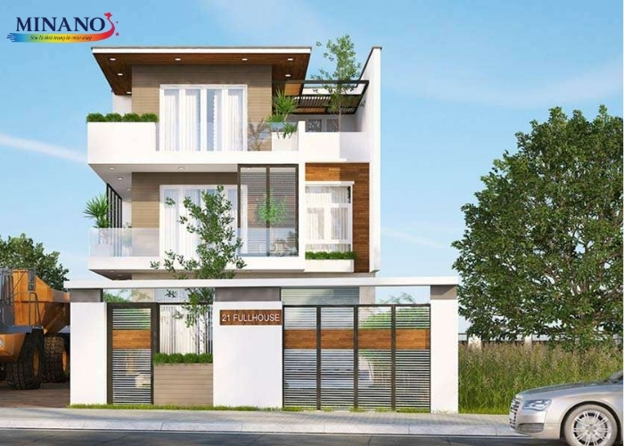 Sơn nhà với gam màu trắng kem kết hợp vàng nhạt tạo nhẹ nhàng, ấm áp