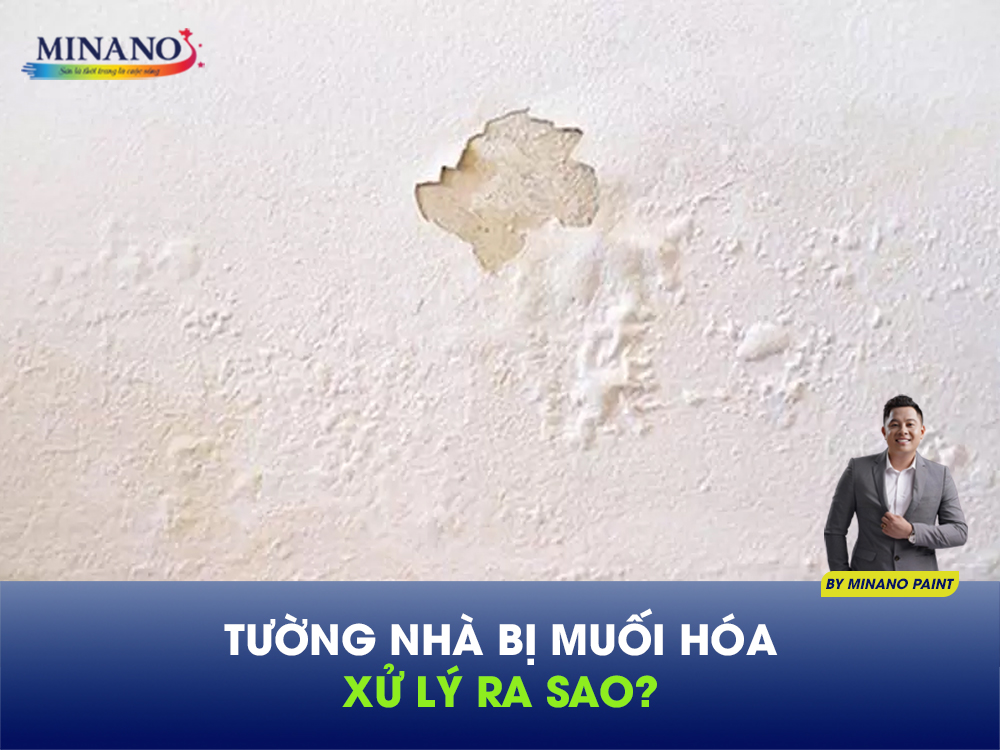 Tường bị muối hóa