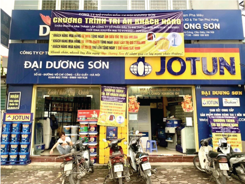 Đại lý sơn Daiduongson