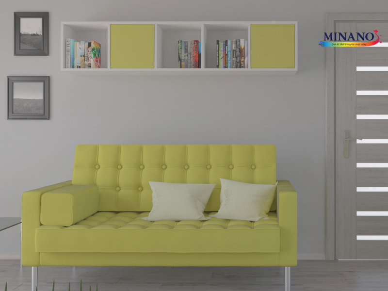 Hiện đại, nhưng vẫn rất sang với tường xám kết hợp nội thất đối màu