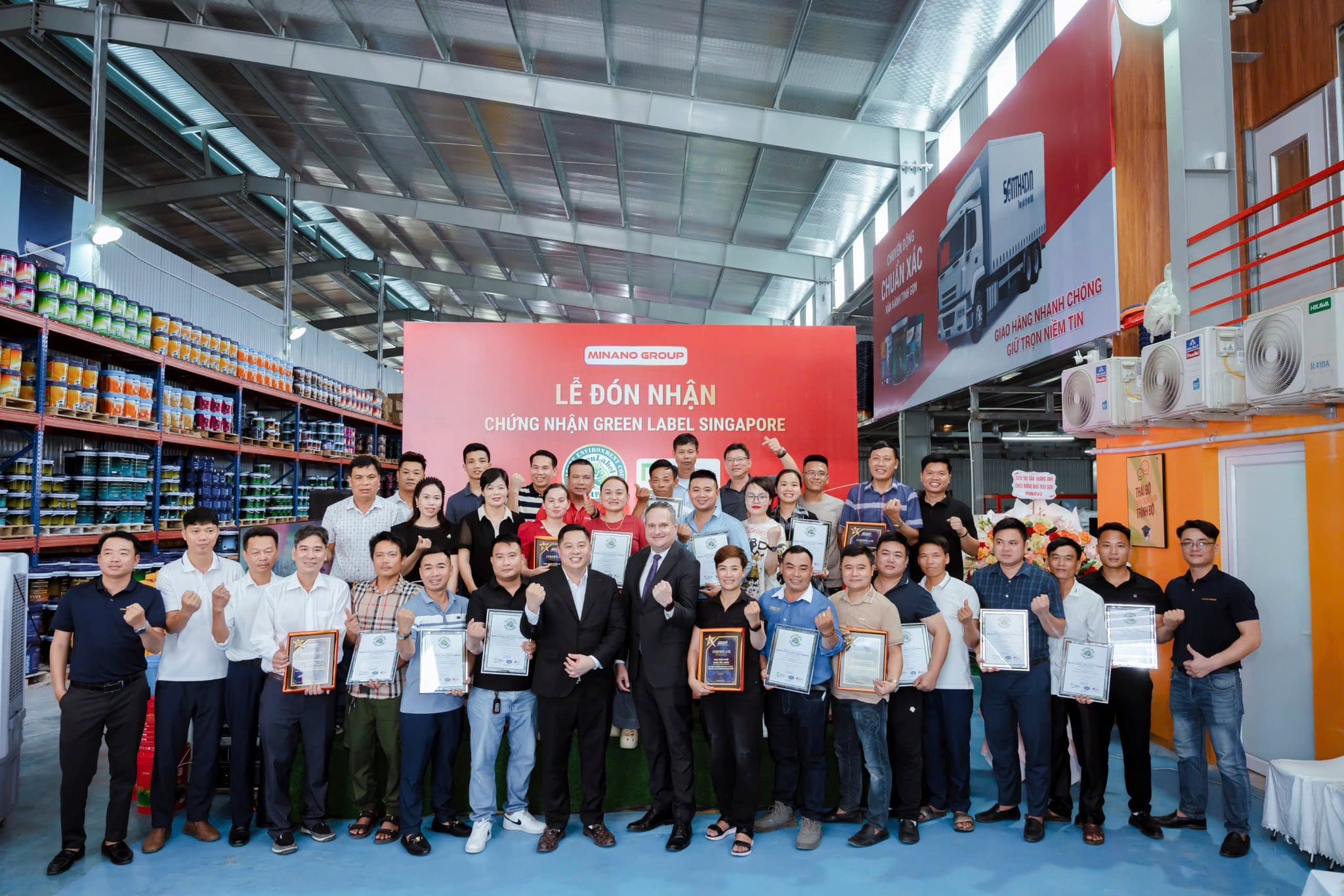 Minano Group - Tự hào thương hiệu Việt đạt chuẩn xanh quốc tế